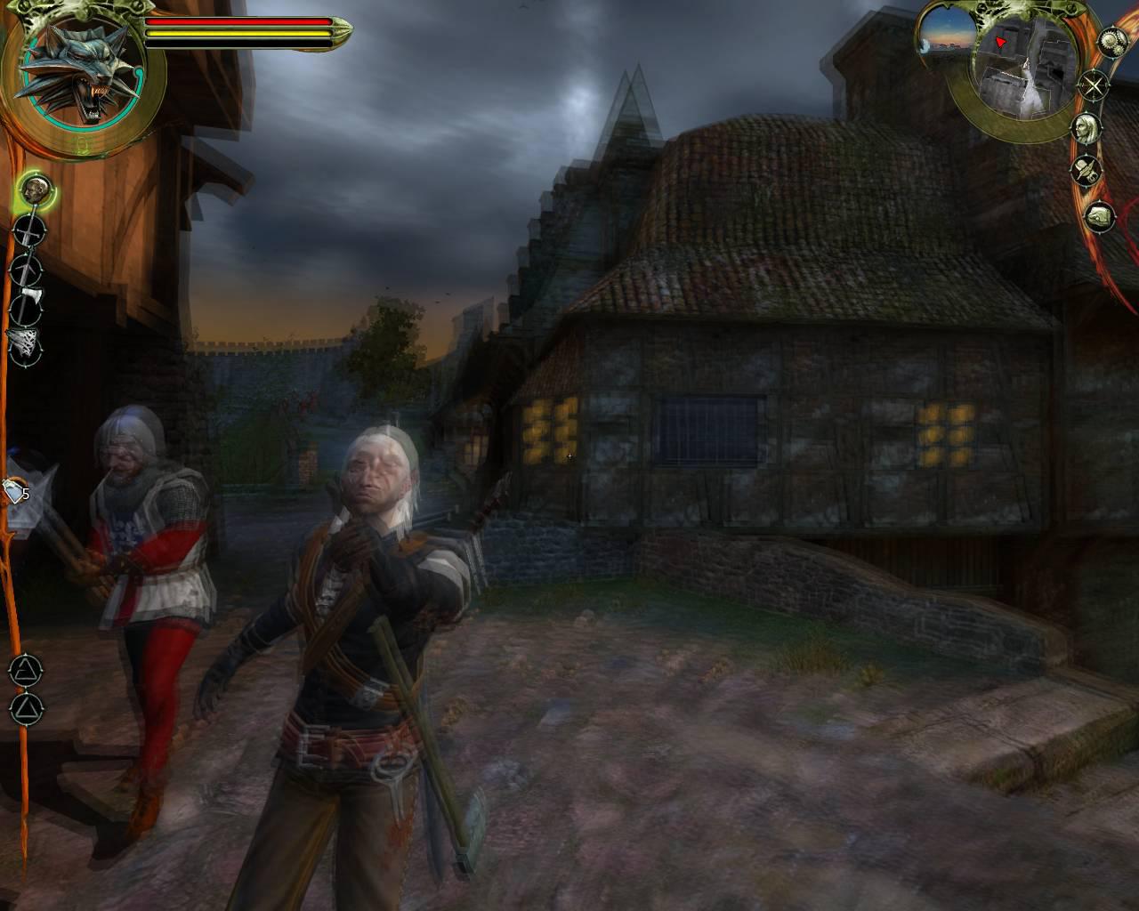 [14/10/2007] Kräftig Mut angetrunken - Geralt taumelt.