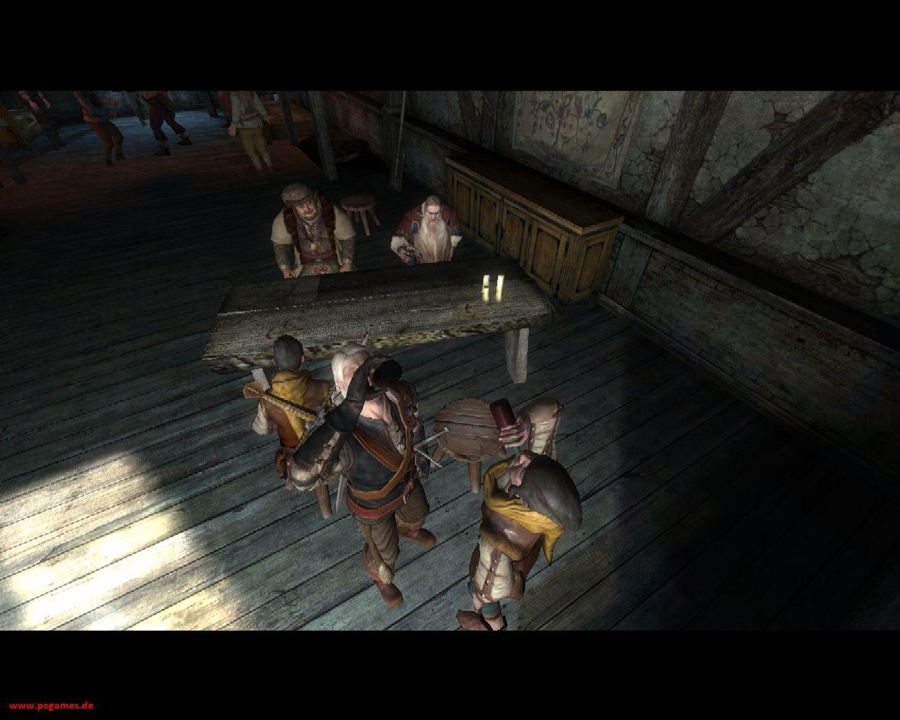 [22/10/2007] The Witcher: Nach dem Gelage können Sie Ihre Männlichkeit in Faustkämpfen unter Beweis stellen.