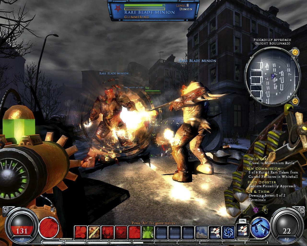 Ein Screenshot aus unserem Test zu Hellgate: London (2007).