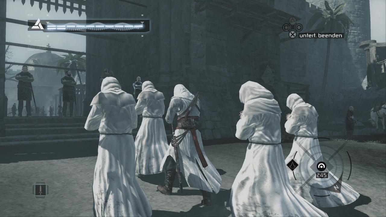 [13/11/2007] Auch für die Assassinen in den Ablegern der Assassin's Creed-Reihe ist das gefährliche Versteckspiel ein Leichtes. Heuballen, Menschengruppen, Bänke, Brunnen: Die Möglichkeiten für den Orden sind scheinbar unendlich. Das beweist nicht zuletzt die große Anzahl der Titel in der Serie, die immer wieder Erfolge feiern.
