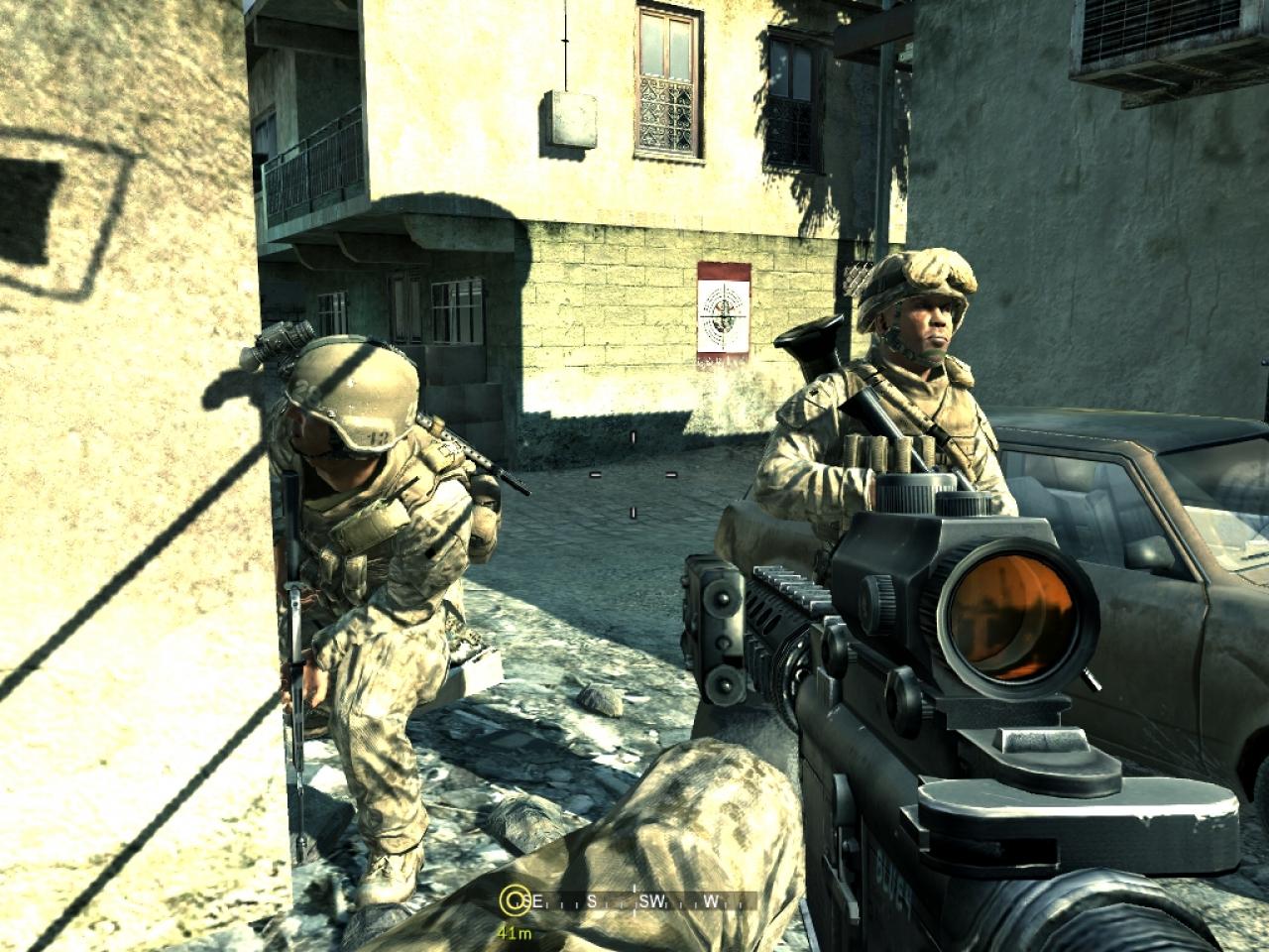 [08/11/2007] Call of Duty 4: Modern Warfare (2007) - In Modern Warfare stehen dem Spieler bis zum Erreichen des 4. Rangs fünf Standardklassen mit vordefinierten Waffen & Perks zur Verfügung. Anschließend kann man sich seine Ausrüstung selbst zusammenstellen.