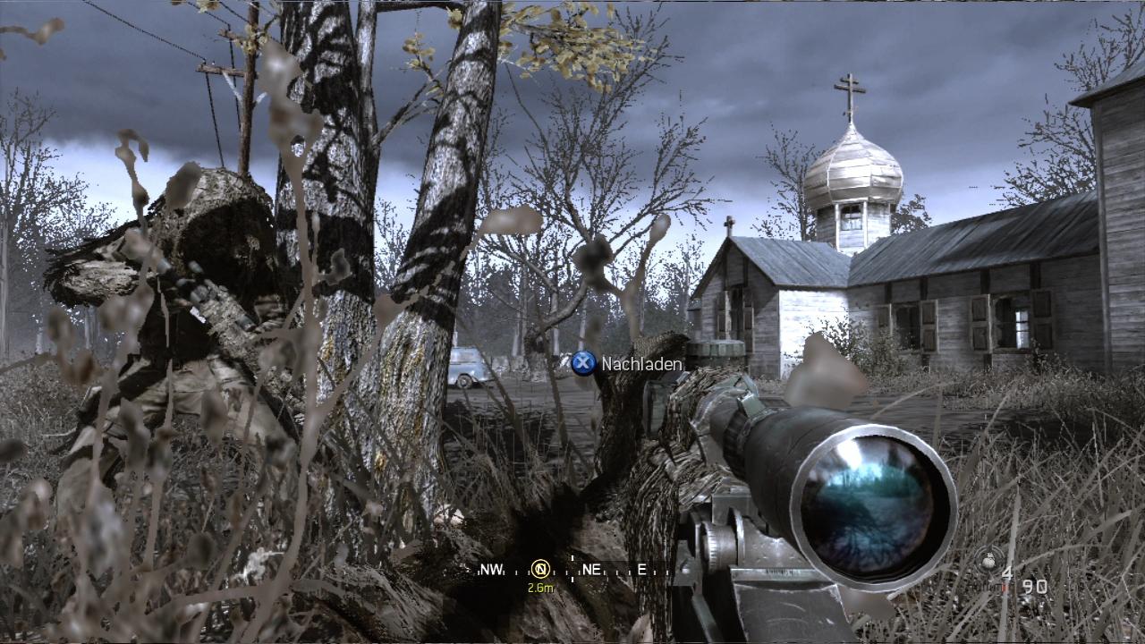 [14/11/2007] (Update) - Pripyat (Call of Duty: Modern Warfare) - Als wäre die gespenstische Atmosphäre der verlassenen Stadt Pripyat in der Todeszone rund um Tschernonbyl nicht schon unheimlich genug, müsst ihr euch auch noch zusammen mit Captain Price als Scharfschütze durch das Gebiet schlagen ohne entdeckt zu werden. Da kommt auf jeden Fall Spannung auf.