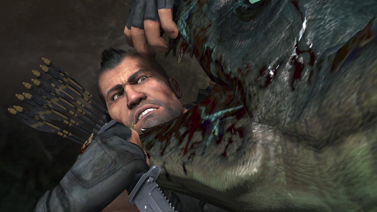 [04/12/2007] (2008) Turok ist zurück. Auch in seinem sechsten und vorerst letztem Abenteuer, das nach der Insolvenz von Acclaim von den Entwicklern Propaganda Games entwickelte wurde, behauptet sich der Krieger erneut gegen allerlei blutrünstige Urzeitechsen. Der Ego-Shooter ist für Xbox 360, PS3 und PC erhältlich.