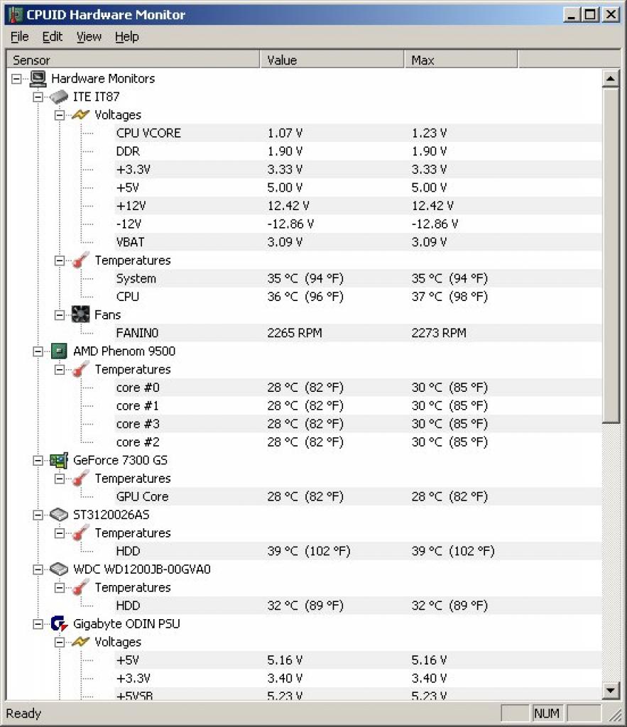 [08/01/2008] Hwmonitor