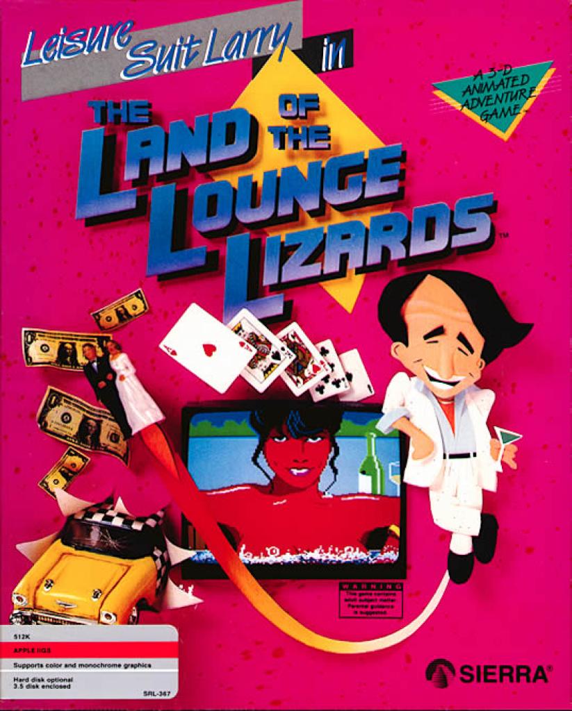 [17/01/2008] Leisure Suit Larry in the Land of the Lounge Lizards erschien 1987 und wurde 1991 neu aufgelegt.
