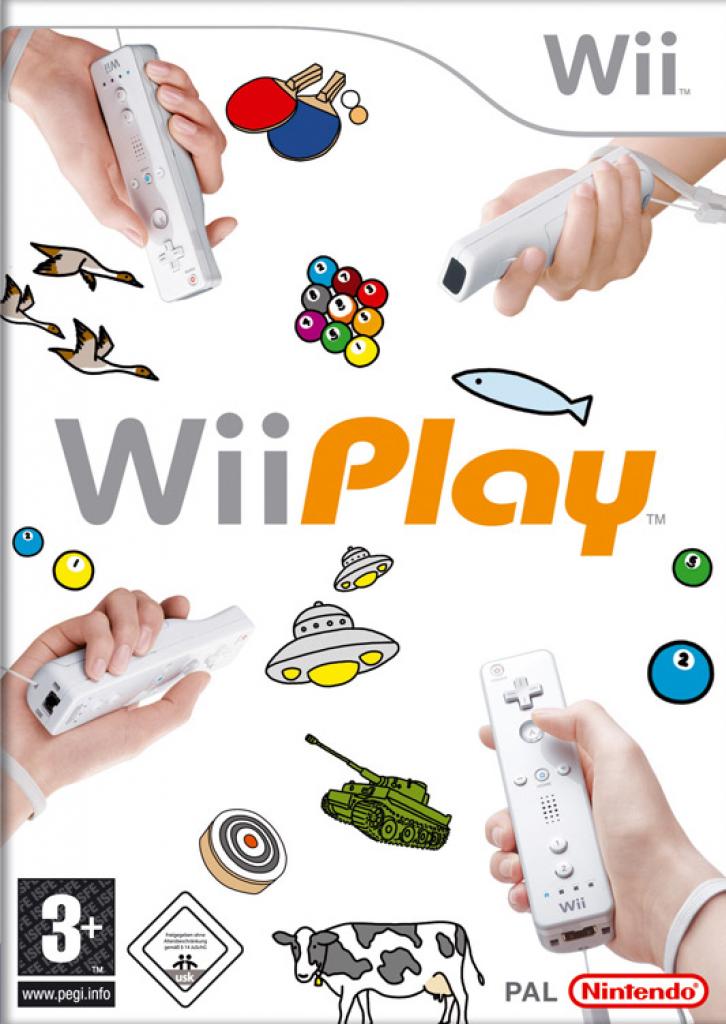 [11/02/2008] Das erste und gleichzig letzte Wii-Spiel in unserer Liste ist Wii Play. Darin erstellen Sie Ihren eigenen Mii-Charakter und bestreiten damit neun verschiedene Mini-Spiele wie Zielschißen, Tischtennis und Angeln.