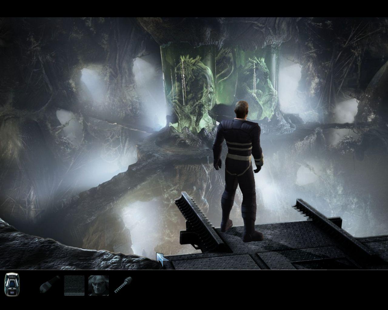 [14/03/2008] Oft protzt das Spiel mit gerenderten Hintergründen, dieman sich einrahmen und an die Wand hängen will – so toll sehen sie aus.