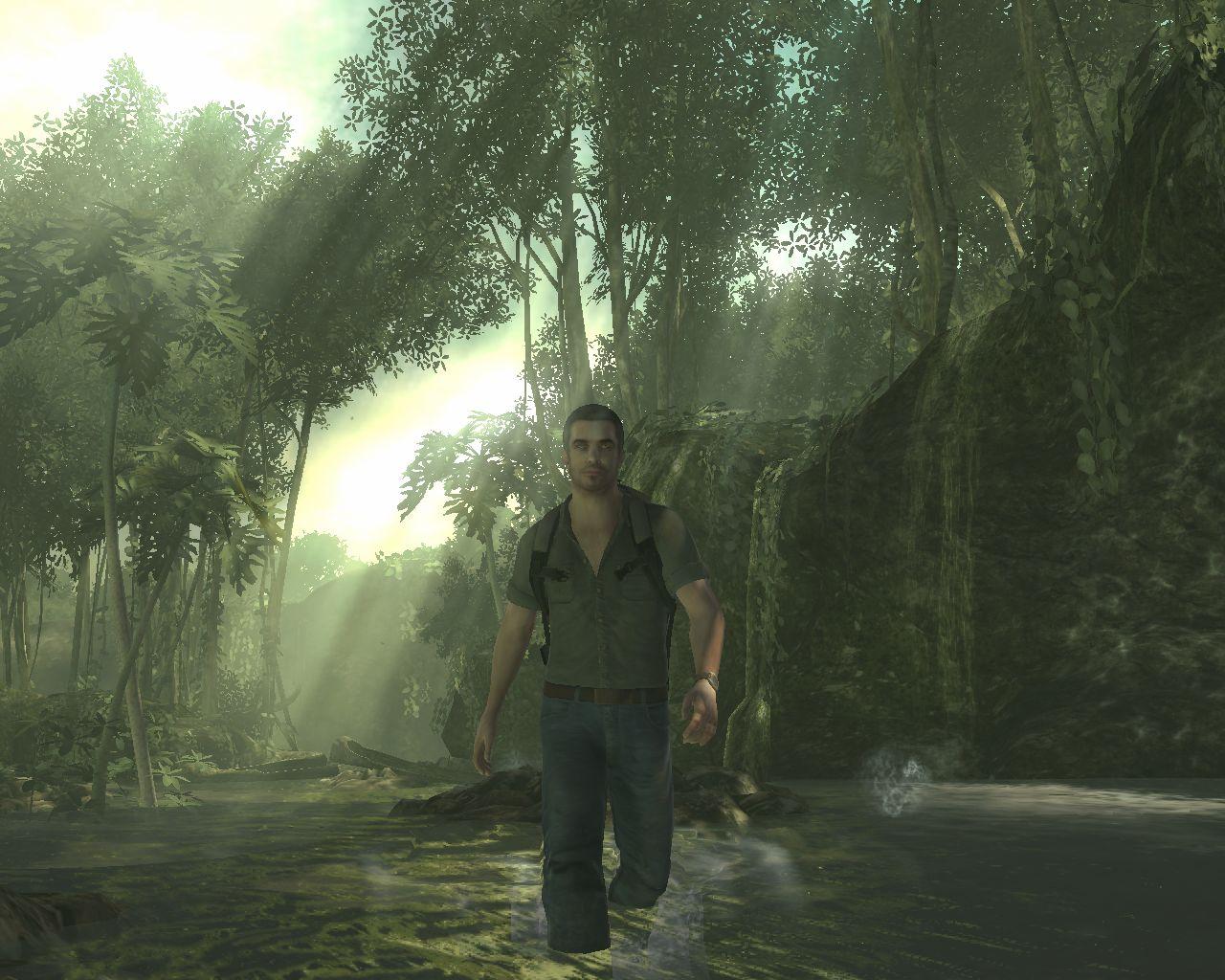 [28/03/2008] Dichte Vegetation, feine Lichteffekte – die wenigsten Adventures sehen so gutaus wie Lost. Die schöne Optik wird durch viele Ladezeiten und kurze Levelabschnitte erkauft.