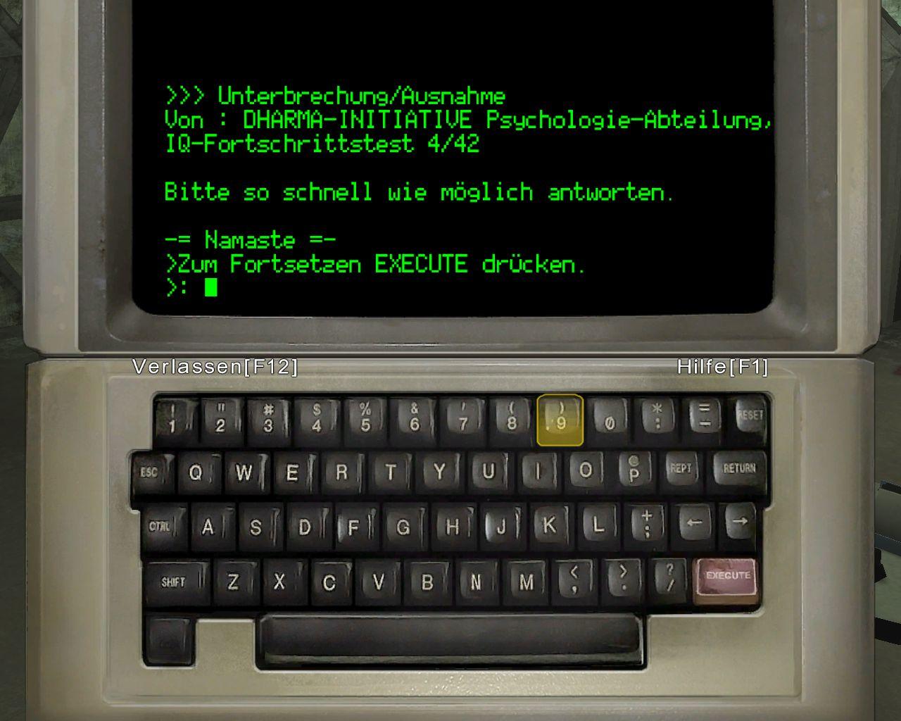 [28/03/2008] Zucker für Fans: In der Luke muss man unter Zeitdruck einige Denkaufgaben lösen,die Inszenierung dabei isteinfach klasse.