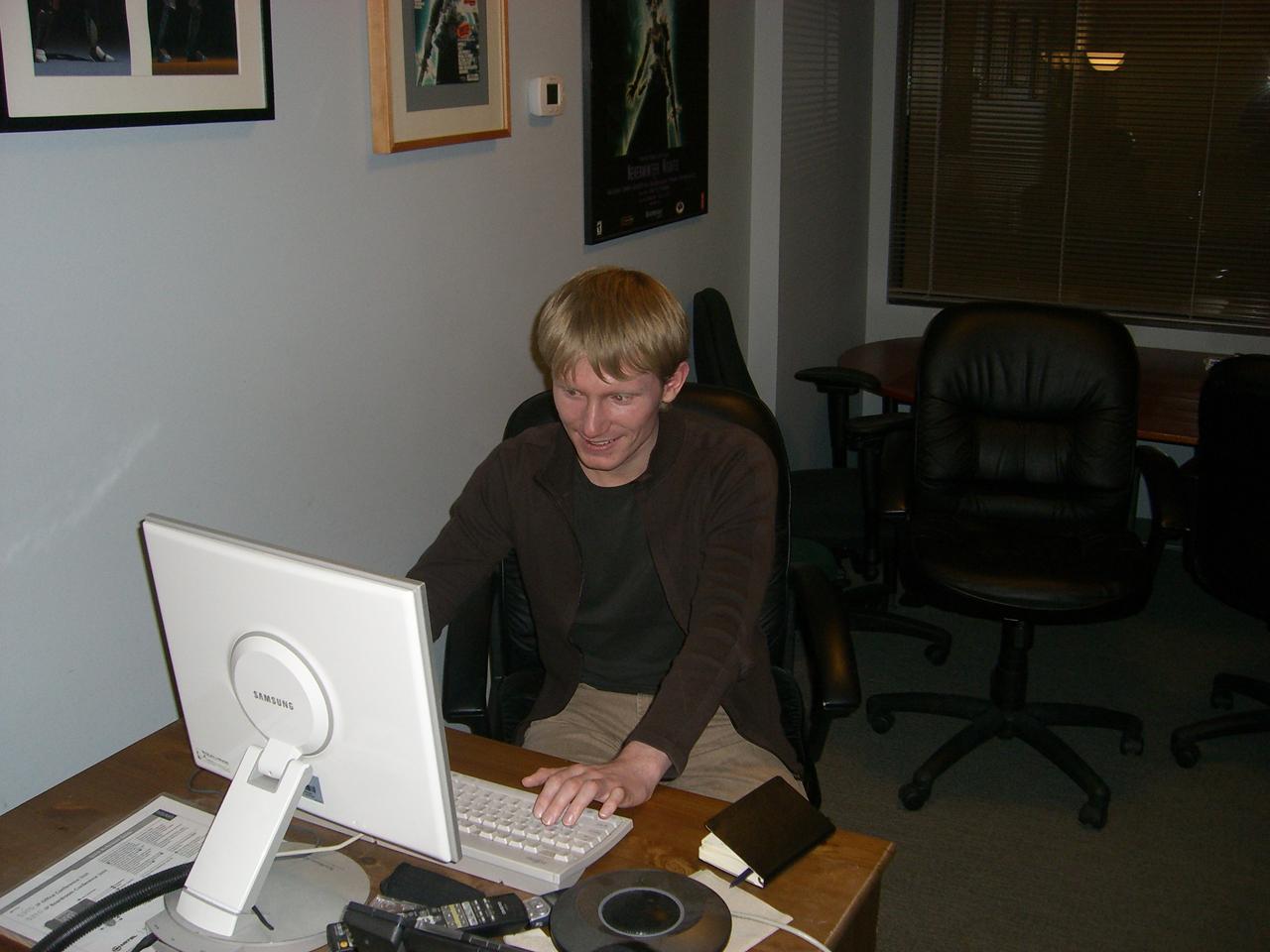 [20/03/2008] ...die Begeisterung steht ihm ins Gesicht geschrieben: 