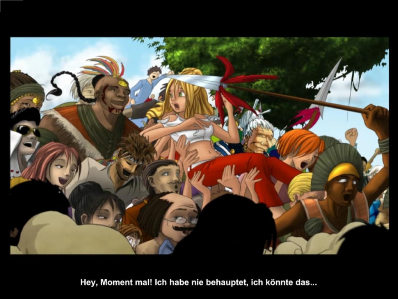 [17/03/2008] Anstelle schöner Comic-Filmchen bieten die Zwischensequenzen lediglich eine Handvoll bewegter Standbilder. The Curse of Monkey Island und Runaway 2 sind hier Lichtjahre voraus.