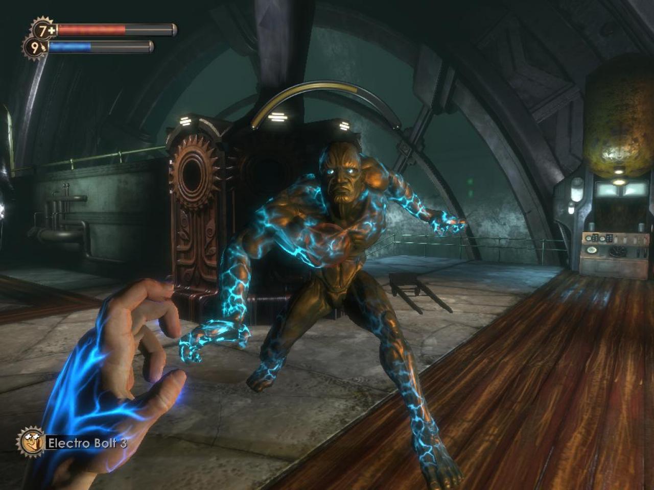 [15/04/2008] Bioshock - Atlas: Den Verrat mögen viele Spieler geahnt haben, aber die Tiefe des Story-Twists von Bioshock hat die Mehrheit dann doch kalt erwischt. Atlas, der den Spieler die Tücken von Rapture erklärt und mit seinen Ratschlägen tatkräftig zur Seite steht, stellt sich als Alter Ego von Frank Fontaine heraus - dem Hauptantagonisten und noch viel schockierender dem Vater des Spiele-Helden.
