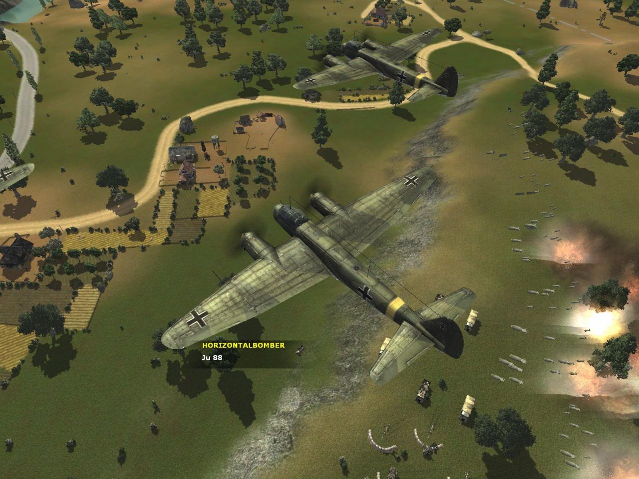 [04/04/2008] Bomber sind mit die mächtigsten Waffen im Spiel. Kein Wunder, denn wie alle Einheiten haben auch diese praktisch unendlich Munition.