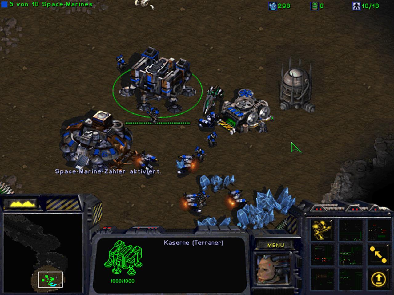 [02/04/2008] Starcraft: Eigentlich koordiniert man seine Sammler um Schritt für Schritt zu wachsen. Einigen ist dies zu stressig und sie starten einfach mit unendlich Ressourcen.