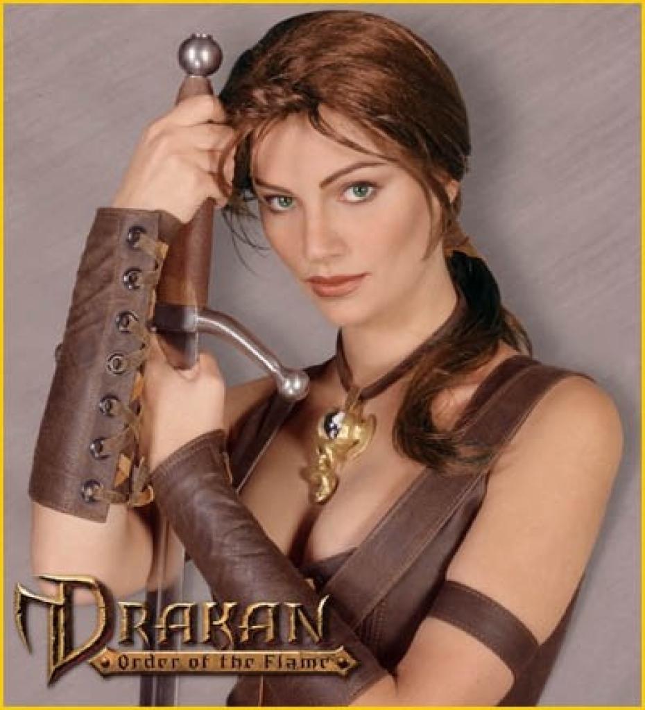 [11/04/2008] Drakan: Das grünäugige Rynn-Model im Bild ist sicher nicht ganz unschuldig am Erfolg von Drakan.
