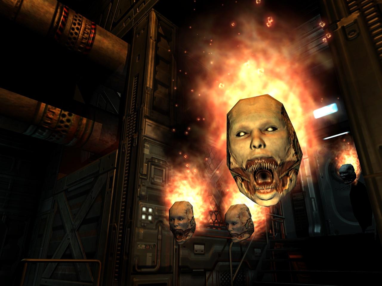 [12/05/2008] Doom 3 - Brennende Totenschädel, blutrünstige Zombies, garstige Dämonen: Beim Anblick dieser und anderer Höllenkreaturen dürfte dem Papst das Grinsen aus dem Gesicht weichen. Doom 3 ist ein klarer Kanditat für die Exkommunizierung.