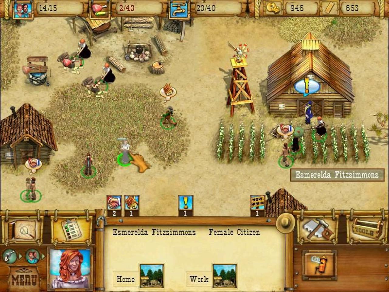 [15/05/2008] Yee-Haw: Im Aufbaustrategiespiel Westward errichten Sie in der Prärie aus dem Nichts eine wascheche Frontier-Town.