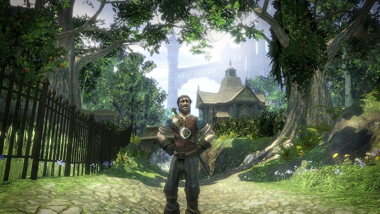 [11/06/2008] Im Rollenspiel Fable 2 habt ihr als Spieler die Auswahl zwischen einem männlichen und weiblichen Helden. Der männliche Held macht gut und böse mit Nolans Stimme eine gute Figur- ob er nun siegessicher lacht oder mächtig einsteckt, oder in seiner Freizeit ein paar Hühner über den Rasen kickt!