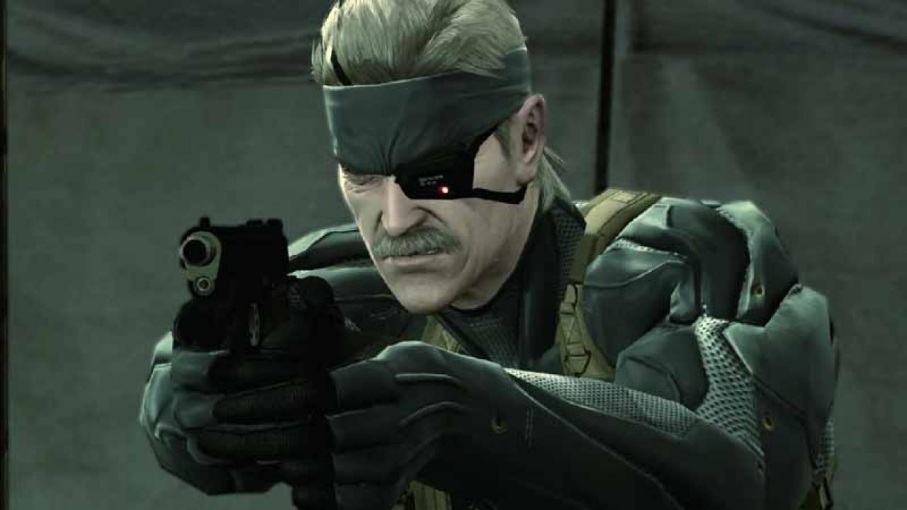 [17/06/2008] Snake ist in Metal Gear Solid 4 sichtlich gealtert. Falten, graue Haare und ein Schnauzer bestimmen sein Aussehen. Doch ernst gucken und Blei verteilen kann er immer noch!