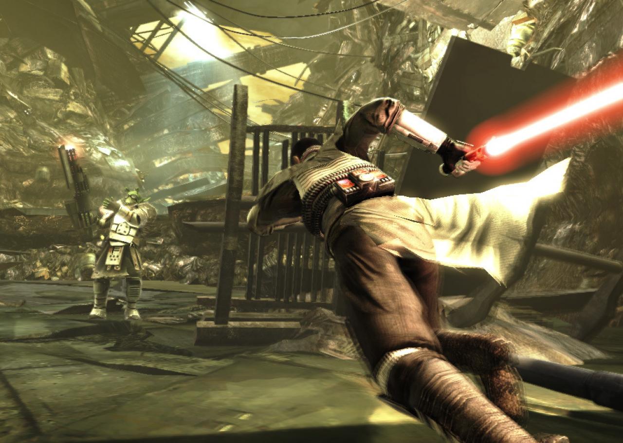 [08/07/2008] In der Rolle von Galen Marek, dem Schüler von Darth Vader, kämpfen wir in Star Wars: The Force Unleashed aus dem Jahr 2008 als letzter Überlebender darum, die Jedi auszulöschen. Dabei dürfen wir natürlich nicht nur zum Lichtschwert, sondern auch zur Verwendung der Macht greifen.