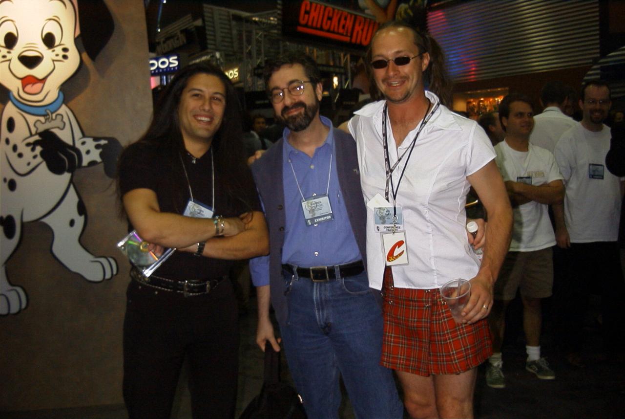 [15/07/2008] Warren Spector mit John Romero (links) und 
