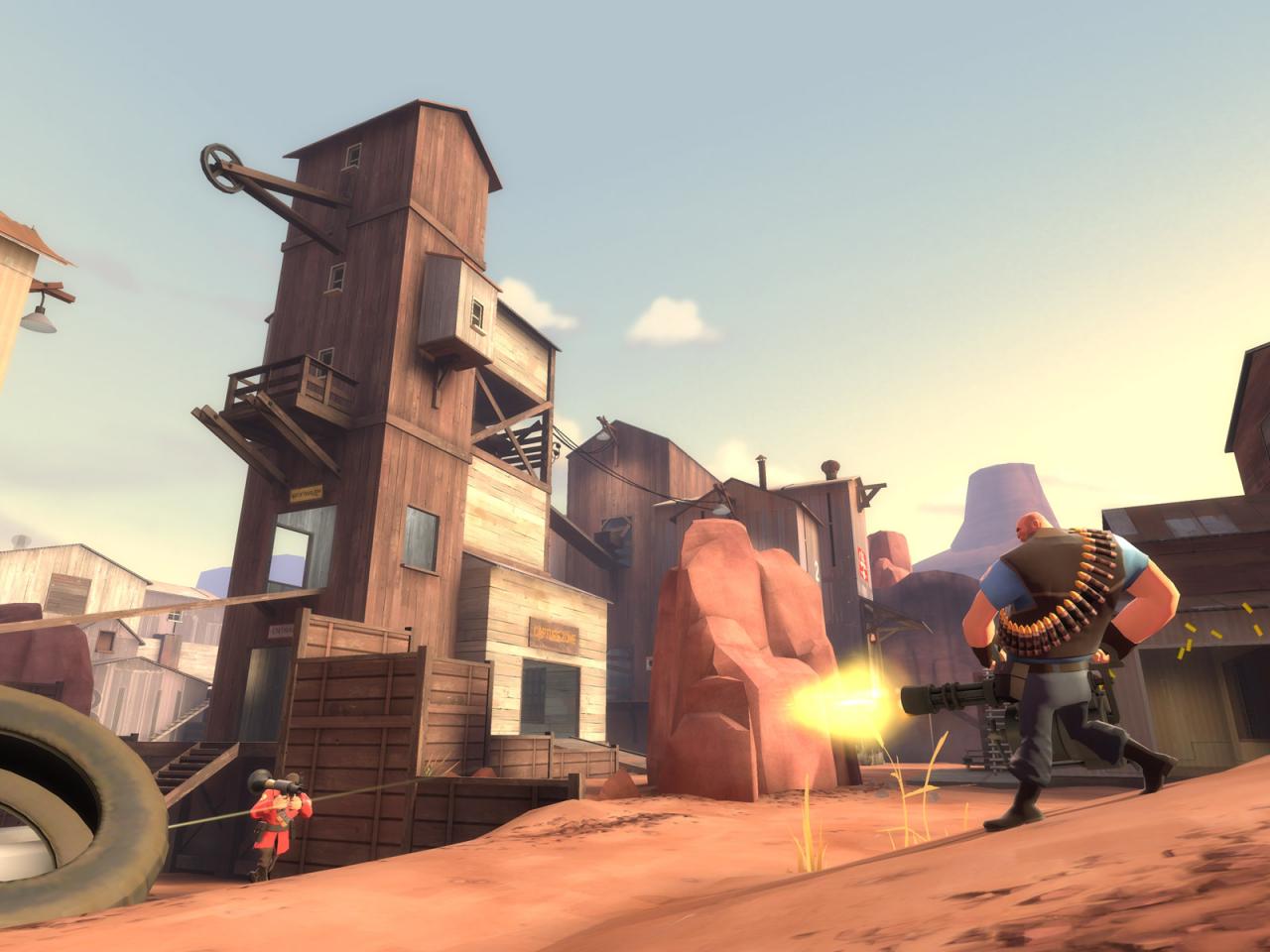 [19/08/2008] Valve kann auch anders: Team Fortress 2 ist ein Multiplayer-Shooter in Cartoon-Grafik - eines der meistgespielten Nach-Feierabend-Spiele in der PC-Games-Redaktion.