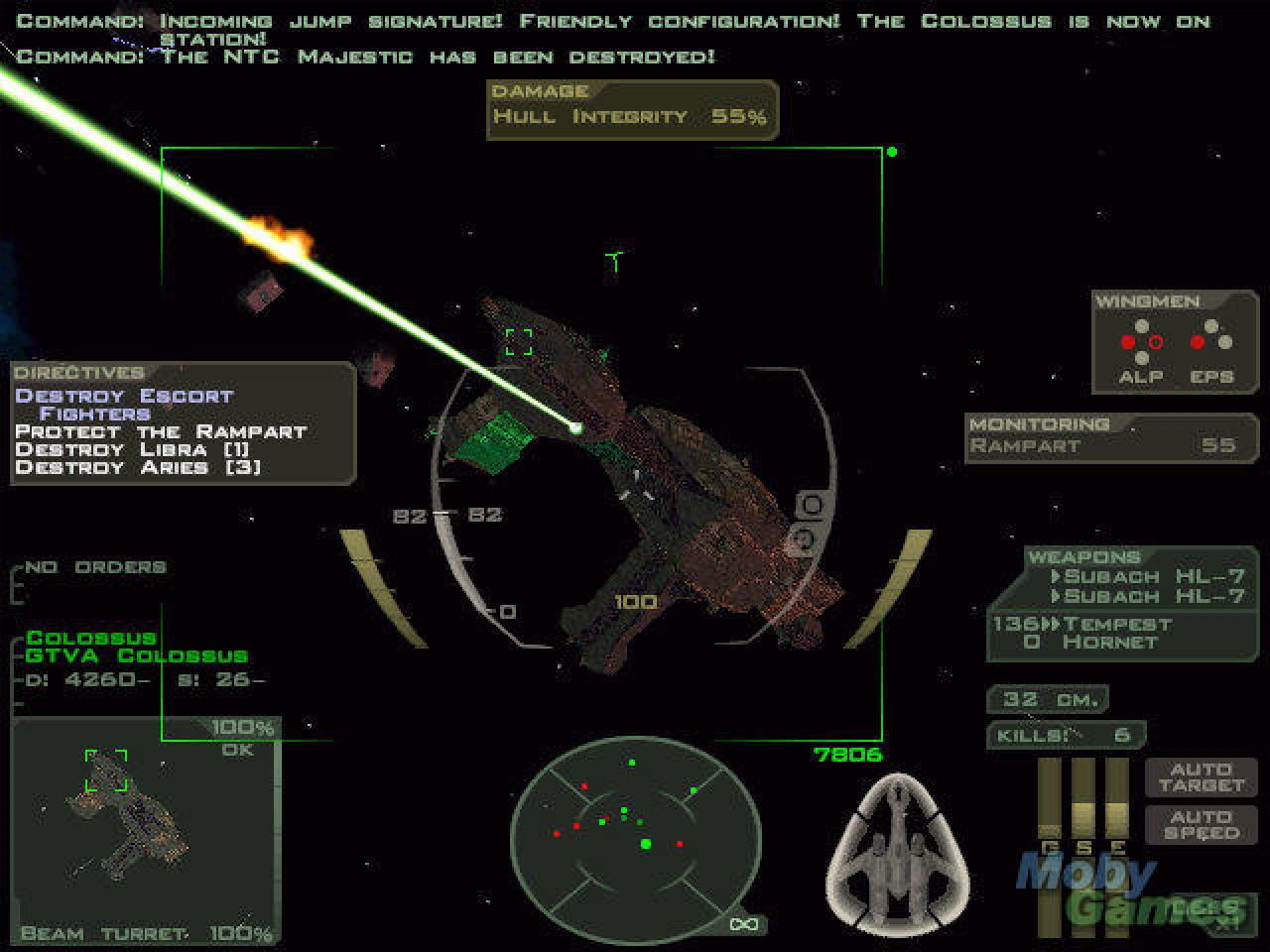 [15/08/2008] (1998) Conflict Freespace: The Great War, Volition [br]Sie gelten als die besten Weltraumsims aller Zeiten: Obwohl sich Conflict Freespace: The Great War und der Nachfolger Freespace 2 insgesamt nur mäßig verkauft haben, räumten die beiden Titel in der Presse sämtliche Preise ab, darunter die begehrte Trophäe 