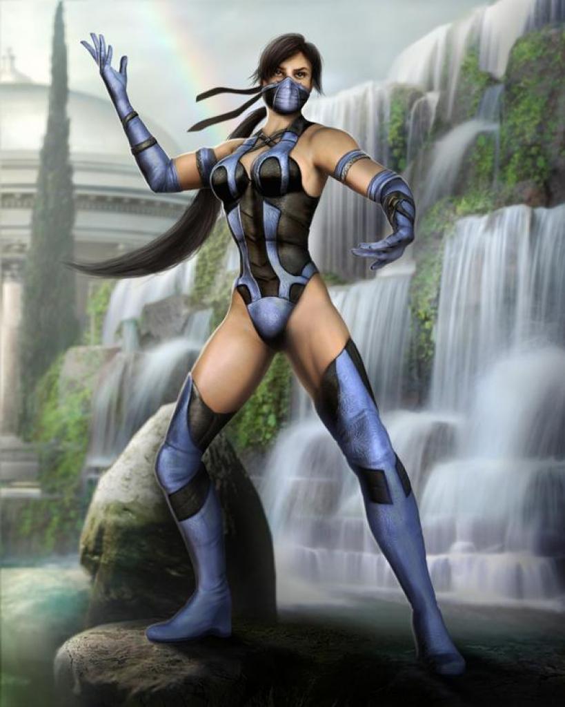 [11/08/2008] Prinzessin Kitana aus Mortal Kombat vs. DC Universe ist zwar bereits schon 10.000 Jahre alt, hat sich aber ziemlich gut gehalten und begeistert uns mit ihren Muskeln und Kampfkünsten.