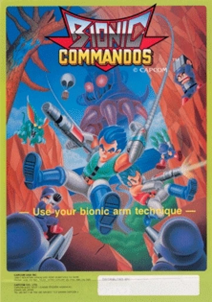 [18/09/2008] Der Arcade-Flyer zu Top Secret (Bionic Commando).