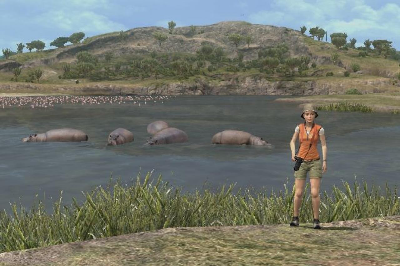 [19/09/2008] Auf virtuelle Safari begeben wir uns in Afrika. Ist ja klar, dass wir auch hier unsere Kamera immer im Anschlag halten. Dabei erfüllen wir verschiedene Aufträge, wie zum Beispiel ein Bild von einem Elefanten, der gerade Wasser speit.