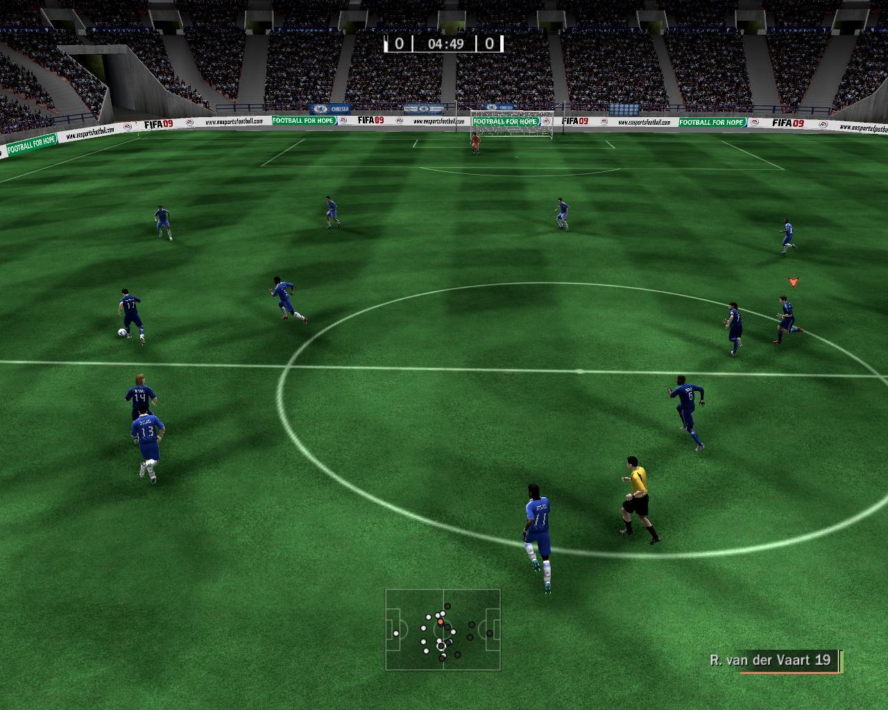 [11/09/2008] PC-Screenshot aus dem Vorgänger, FIFA 09.