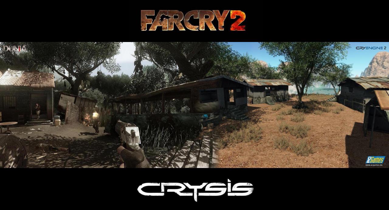 [17/10/2008] Far Cry 2 gegen Crysis: DuniaEngine vs. CryEngine 2