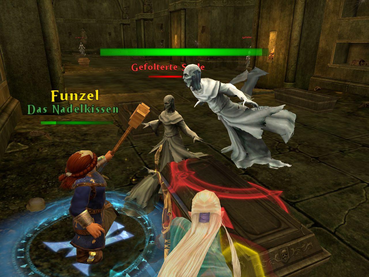 [29/10/2008] Rollenspiel-typisch: Eine Gruft. Fackeln flackern. Särge knarzen. Geister jaulen.