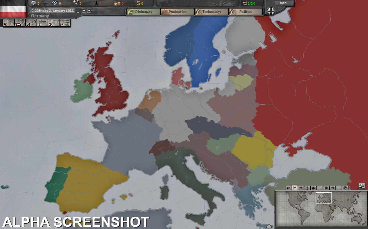 [02/10/2008] Hearts of Iron 3 - Screenshot