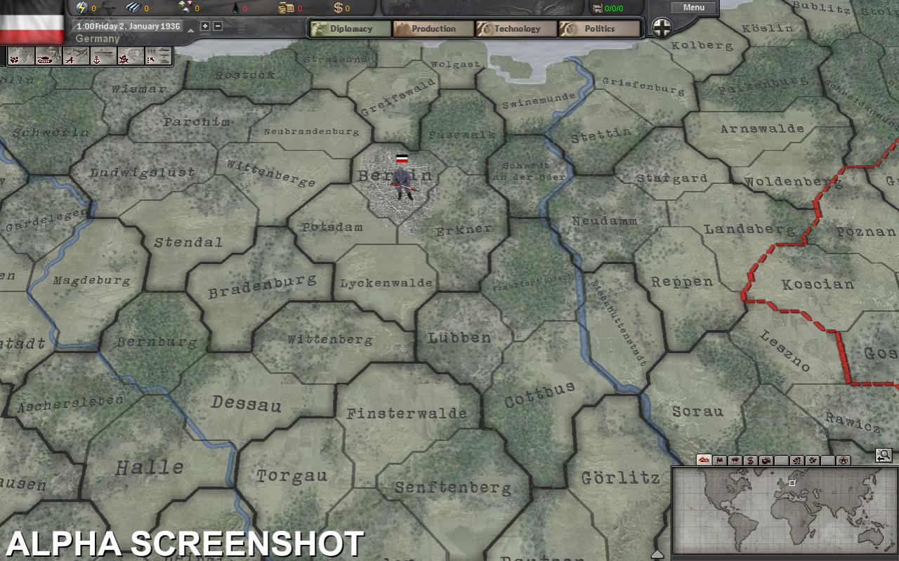 [02/10/2008] Hearts of Iron 3 - Screenshot
