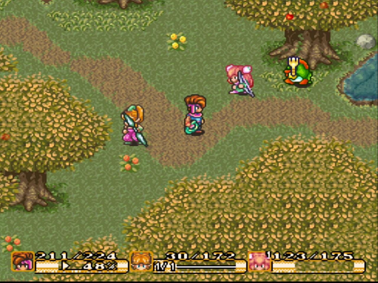 Secret of Mana: Junge, Mädchen und Koboldin