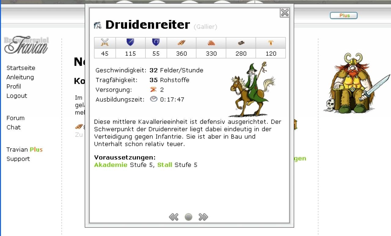 [28/11/2008] Die Werte jeder Einheit können eingesehen werden.