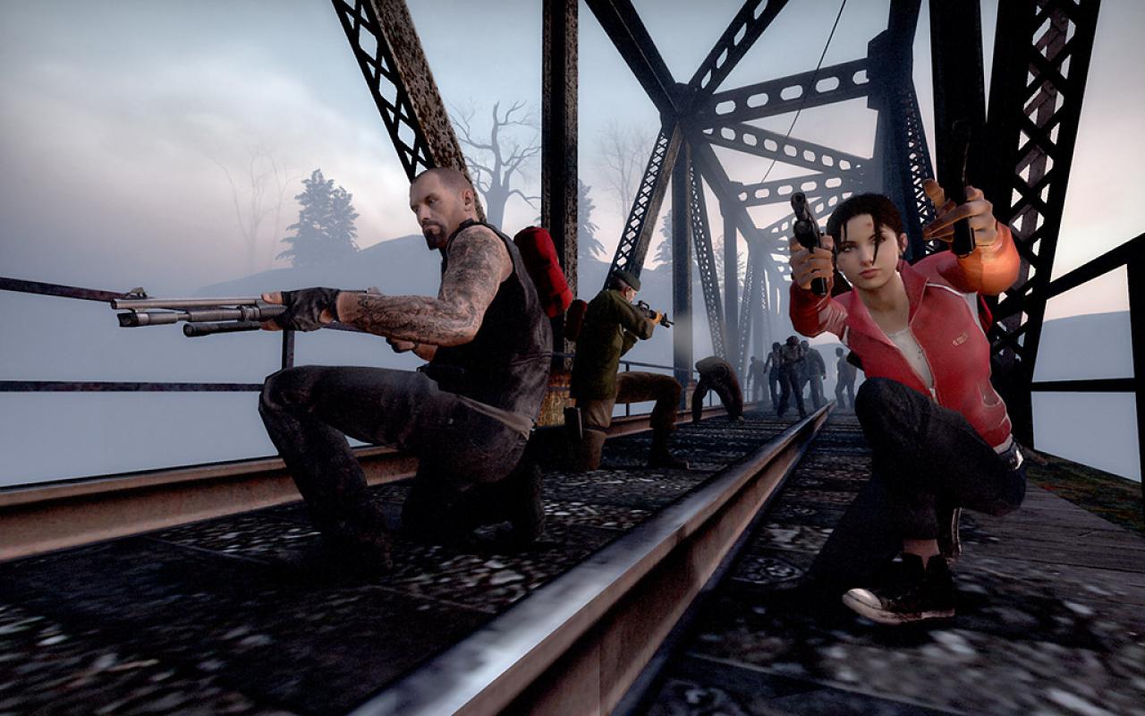 [05/11/2008] Es geht doch nichts über ein wenig freundschaftliche Konkurrenz, so zu finden in Left 4 Dead und Dead Rising. In beiden Spielen gibt es Achievements für die Anzahl an getöteten Zombies. In Dead Rising erhält man den Titel Zombievernichter sobald man 53.594 Untote über den Jordan geschickt hat. Bei Left 4 Dead schaltet man den Erfolg Zombie-Genozid mit 53.595 getöteten Zombies frei. Den Gedanken dahinter kann sich jeder selbst ausrechnen.