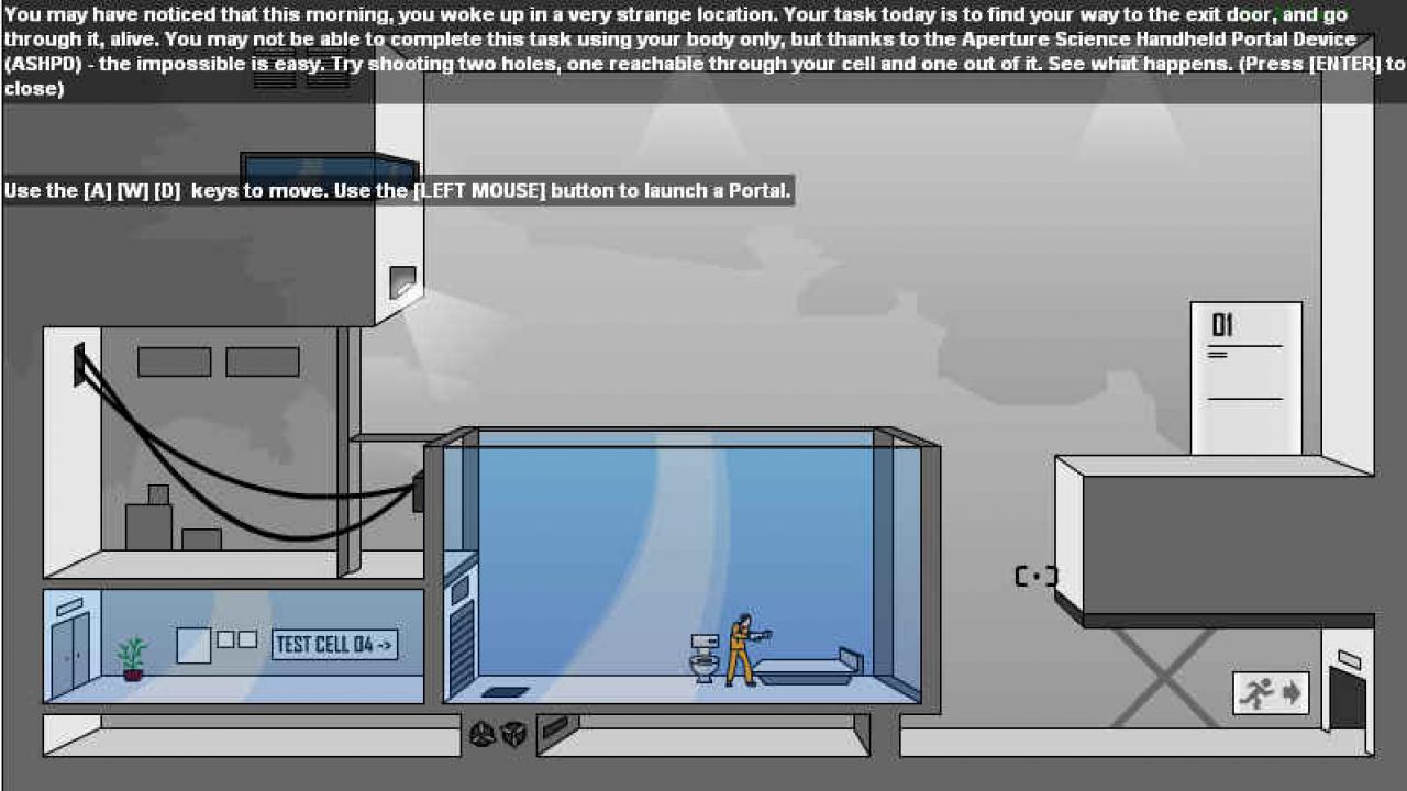 [21/11/2008] Im ersten Level fliehen Sie aus einem Aquarium.