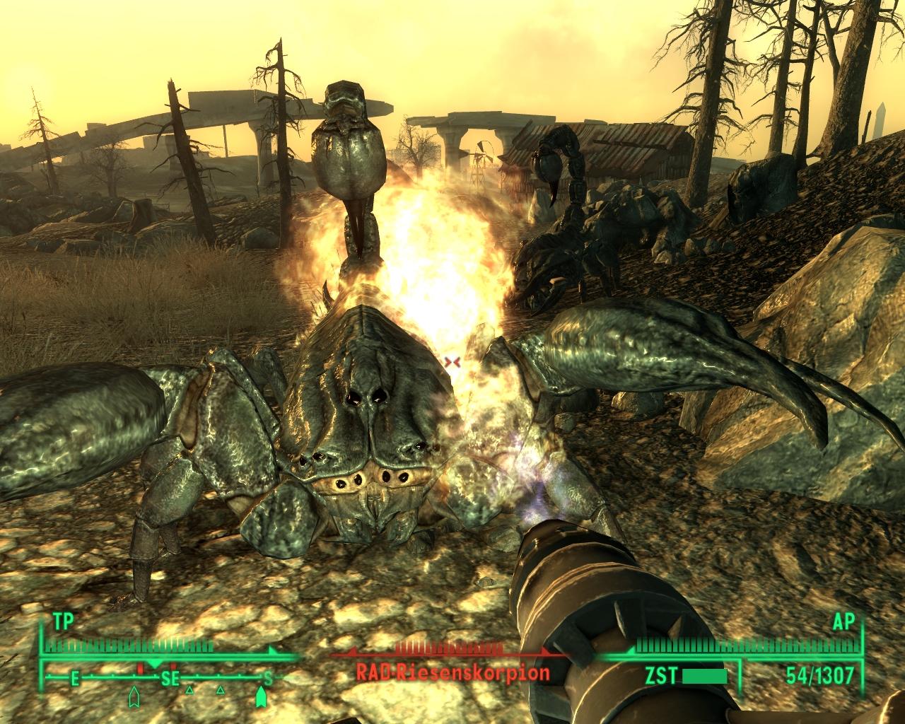 [11/11/2008] Gegner leveln nicht automatisch mit dem Spieler mit und können daher auch mal zu stark oder zu schwach sein. Meistens gilt Letzteres: Fallout 3 erschien uns insgesamt einen Tick zu leicht.