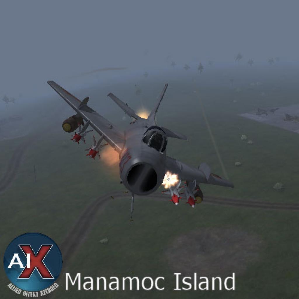 [24/11/2008] EIn Jet fliegt über den Manamoc-Islands.