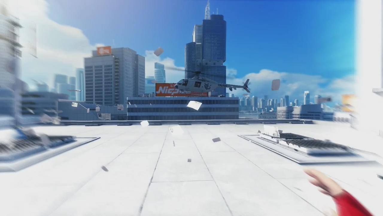 [20/11/2008] Das neuartige Ego-Action-Jump'n'Run Mirror's Edge von 2008 nutzt die dritte Generation der Unreal-Engine für seine typischen Skyline-Schauplätze mit beachtlicher Weitsicht.