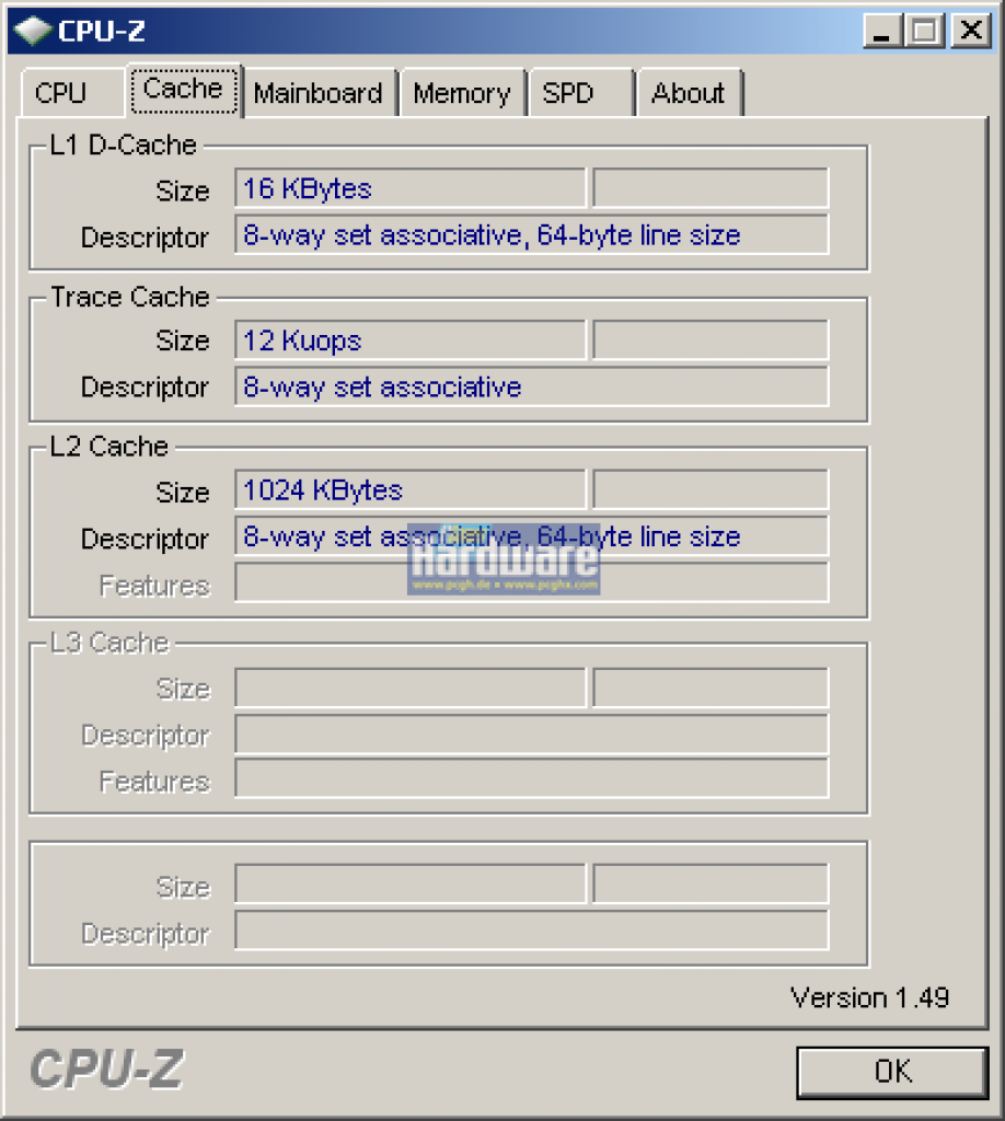 [05/12/2008] CPU-Z verrät sämtliche Details Ihres Prozessors. (2)