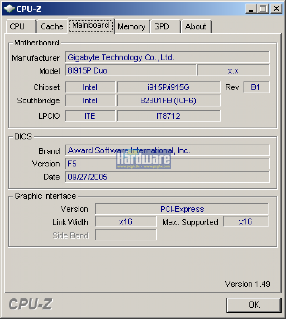 [05/12/2008] CPU-Z verrät sämtliche Details Ihres Prozessors. (3)