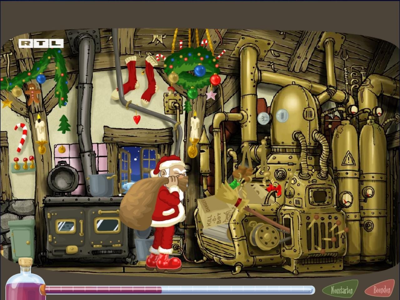 [18/12/2008] Murphys Gesetz: Der Sack des Weihnachtsmanns ist leichter als gedacht.