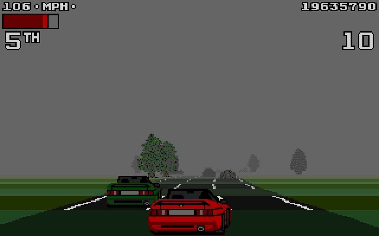 [17/12/2008] Lotus Turbo Challenge 2 (Rennspiel, 1991)In der dreiteiligen Lotus-Reihe über Rundkurse zu donnern markiert den Rennspiel-Höhepunkt auf dem Amiga. Toll war der gedämpfte Sound in Tunnels. In diesem Spiel dürfen Sie ebenfalls zwei Amigas verbinden. Mit geteiltem Bildschirm sind so Rennen mit bis zu vier Teilnehmern möglich. Wer auf die Vogelperspektive und Extrawaffen steht, sollte unbedingt auch Super Cars 2 vom gleichen Entwickler probieren. Schadenfreude garantiert! Noch mehr Retro-Spiele: Atari VCS 2600, Commodore 64, Mattel Intellivision, CBS Colecovision, Vectrex