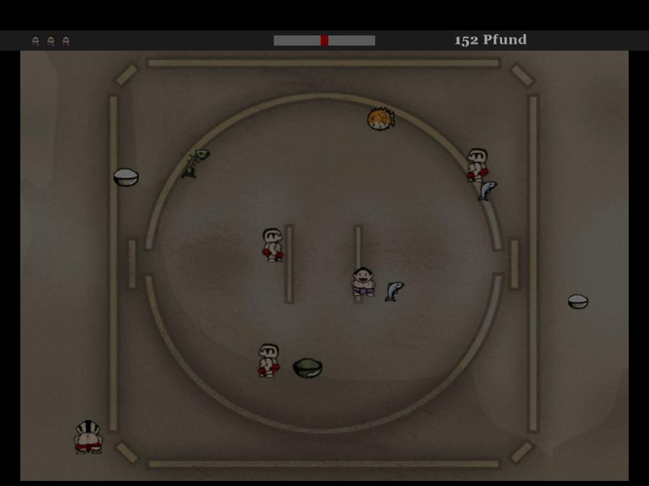 [23/12/2008] Das Aufnahme-Spielchen für die Streber-Gruppe ist hart geraten. Nach fünf Versuchen nerven die Asia-Musik und das Sumo-Spielprinzip.