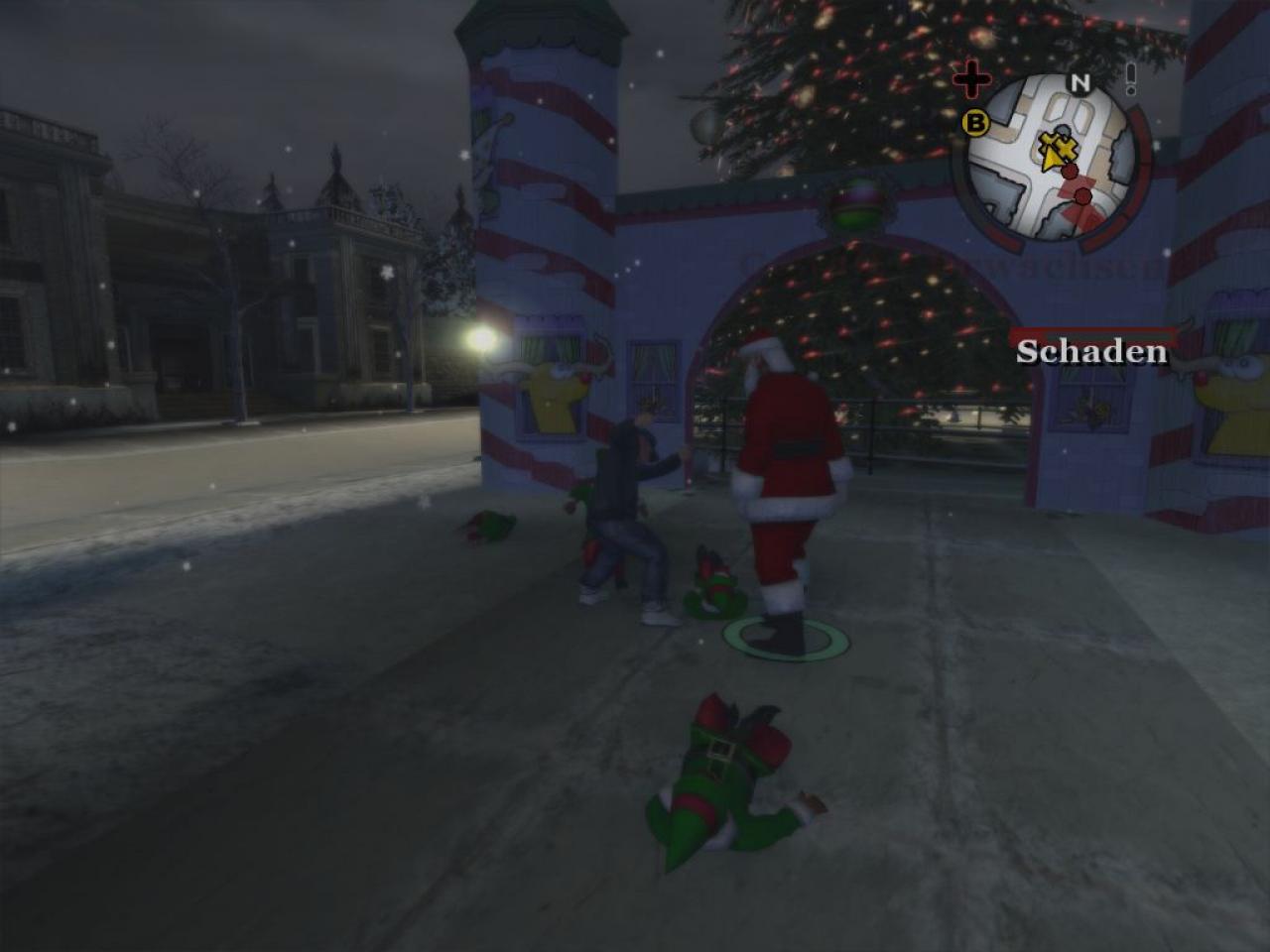 [23/12/2008] Für einen betrunkenen Obdachlosen verprügeln wir einen Weihnachtsmann und seine Elfen. Eine Super-Mission!