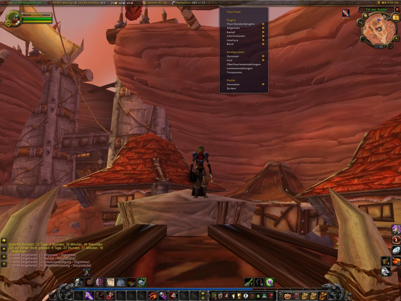 [19/01/2009] Titan Panel für World of Warcraft