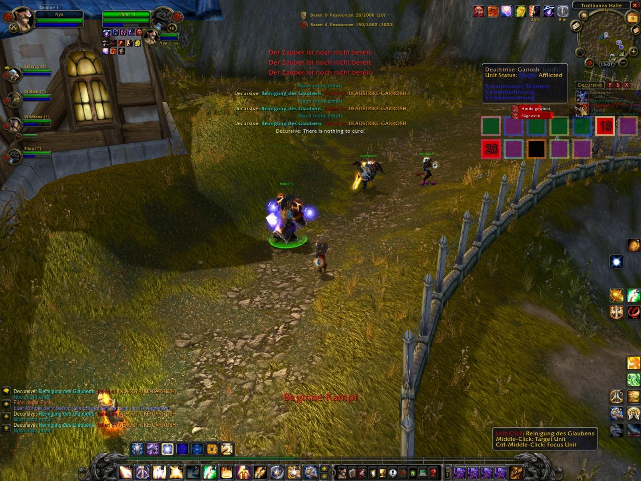 [19/01/2009] Decursive für World of Warcraft
